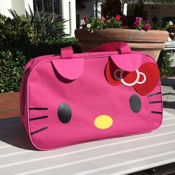 Handbags - Hello Kitty Purple Weekender Tote Travel Gym Bag